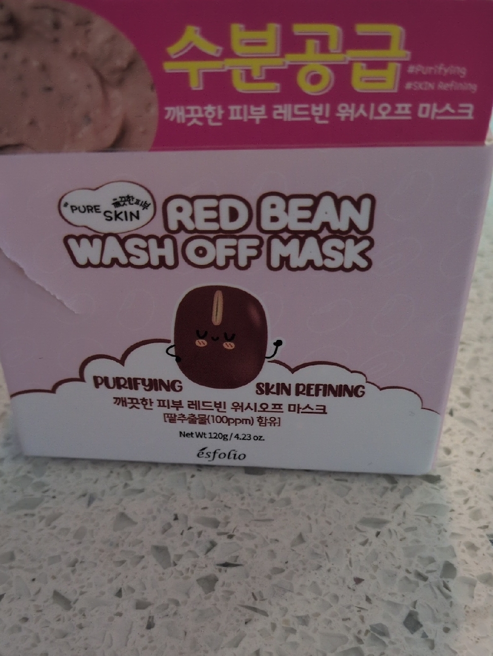 PURE SKIN Red Bean Wash Off Mask - Purifying Skin Refining